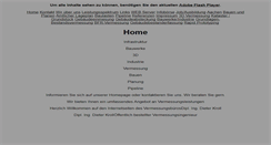 Desktop Screenshot of kroll-vermessung.de